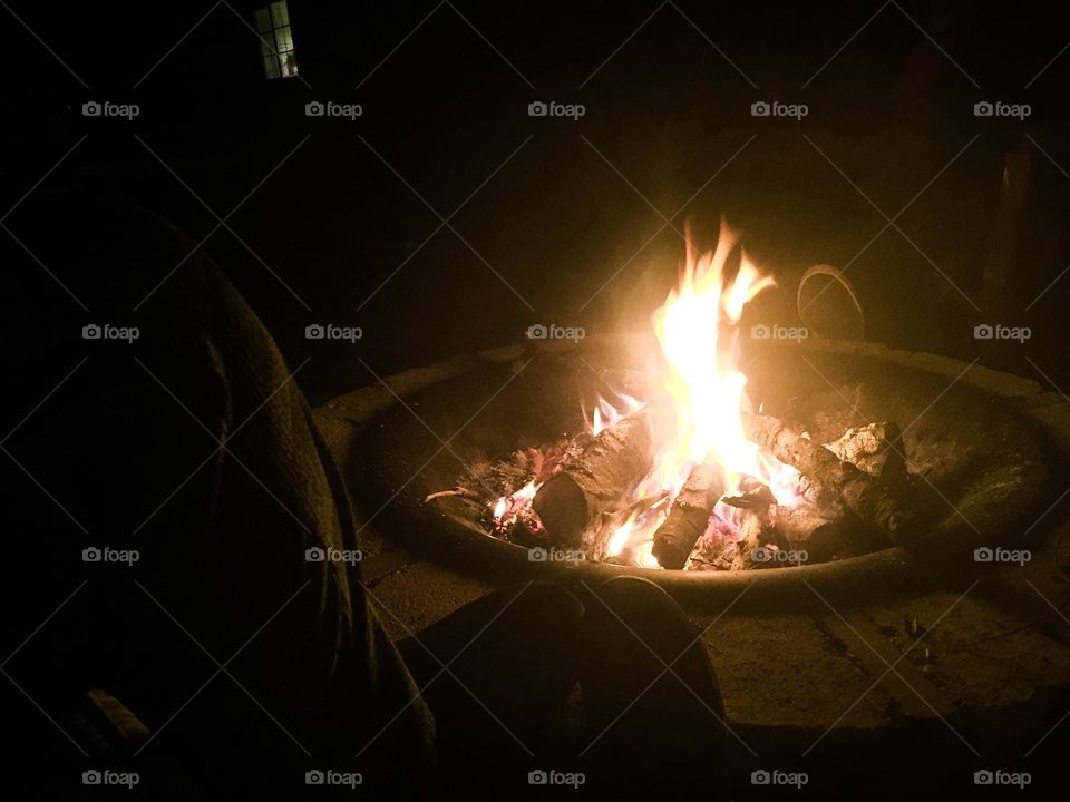 Around the fire