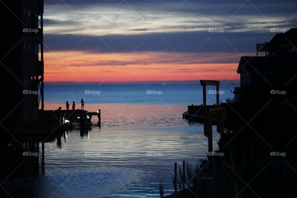 Fishing on the sound
