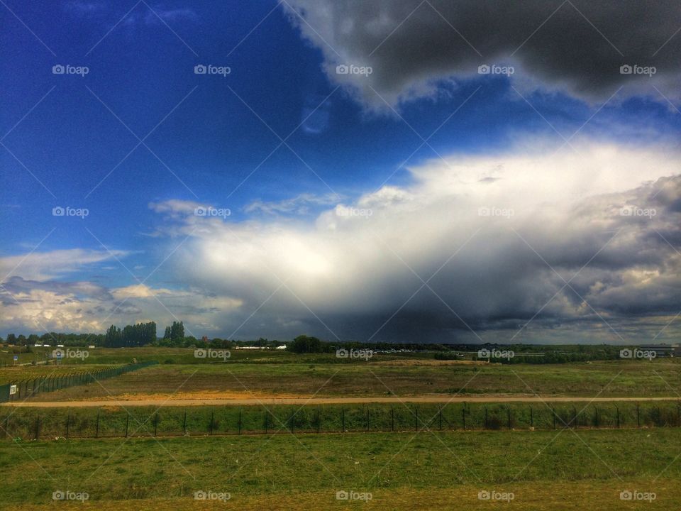 Field in France. Field in France