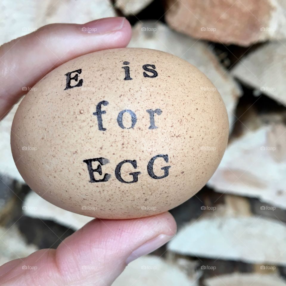 E is for egg 🍳