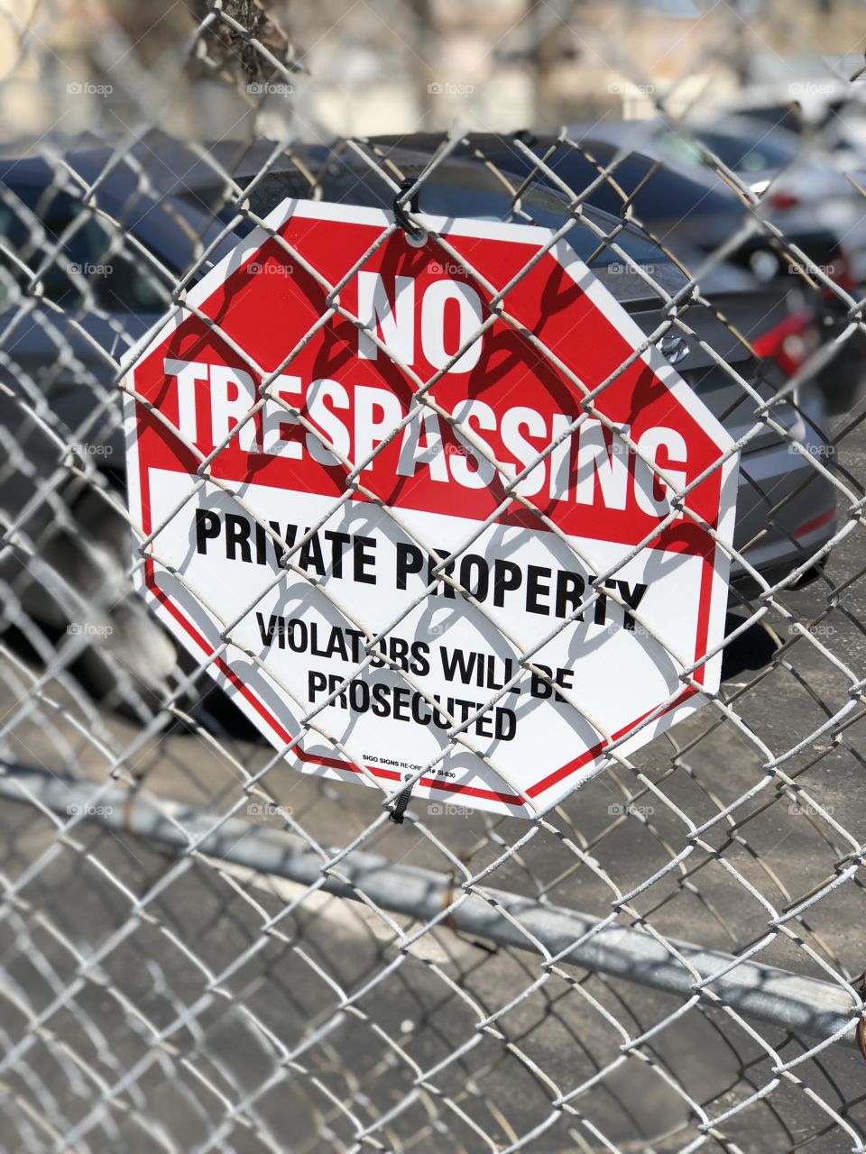 No trespassing 