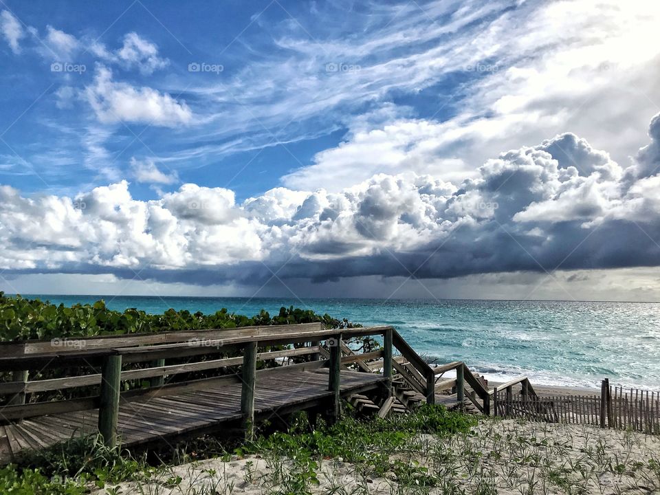 Off shore storm