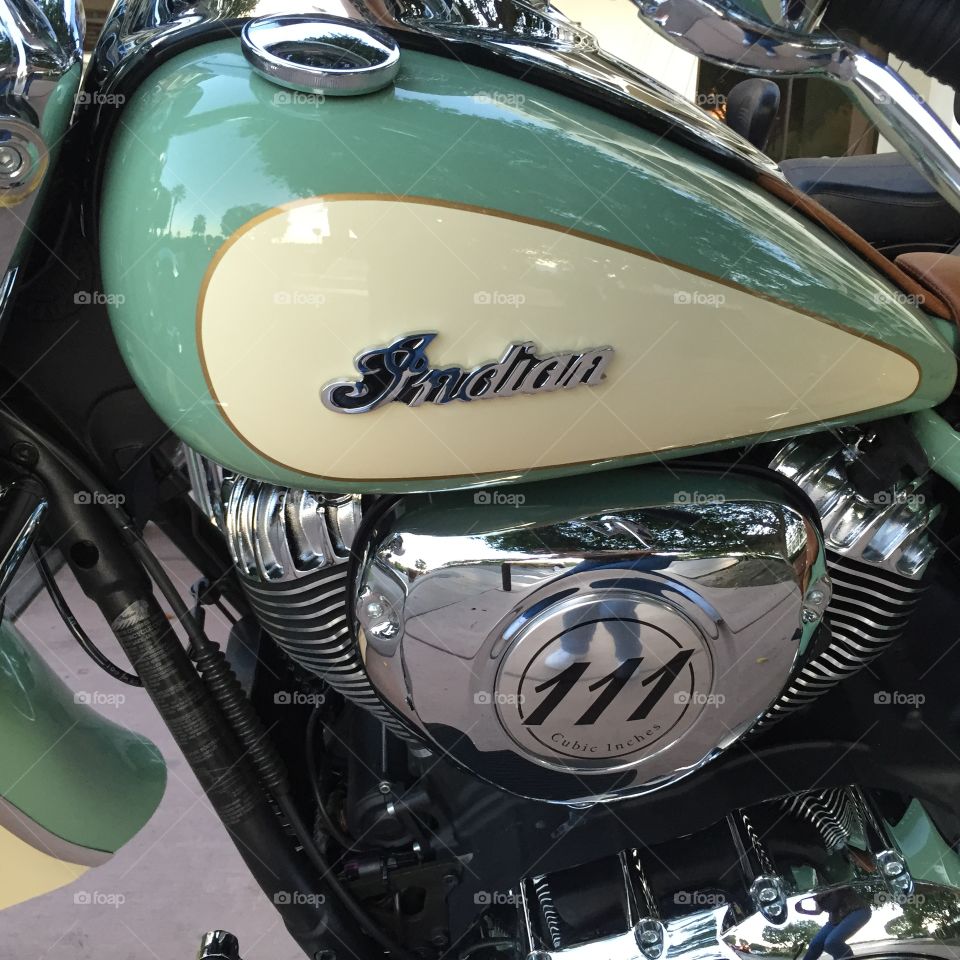 Indian vintage gas tank