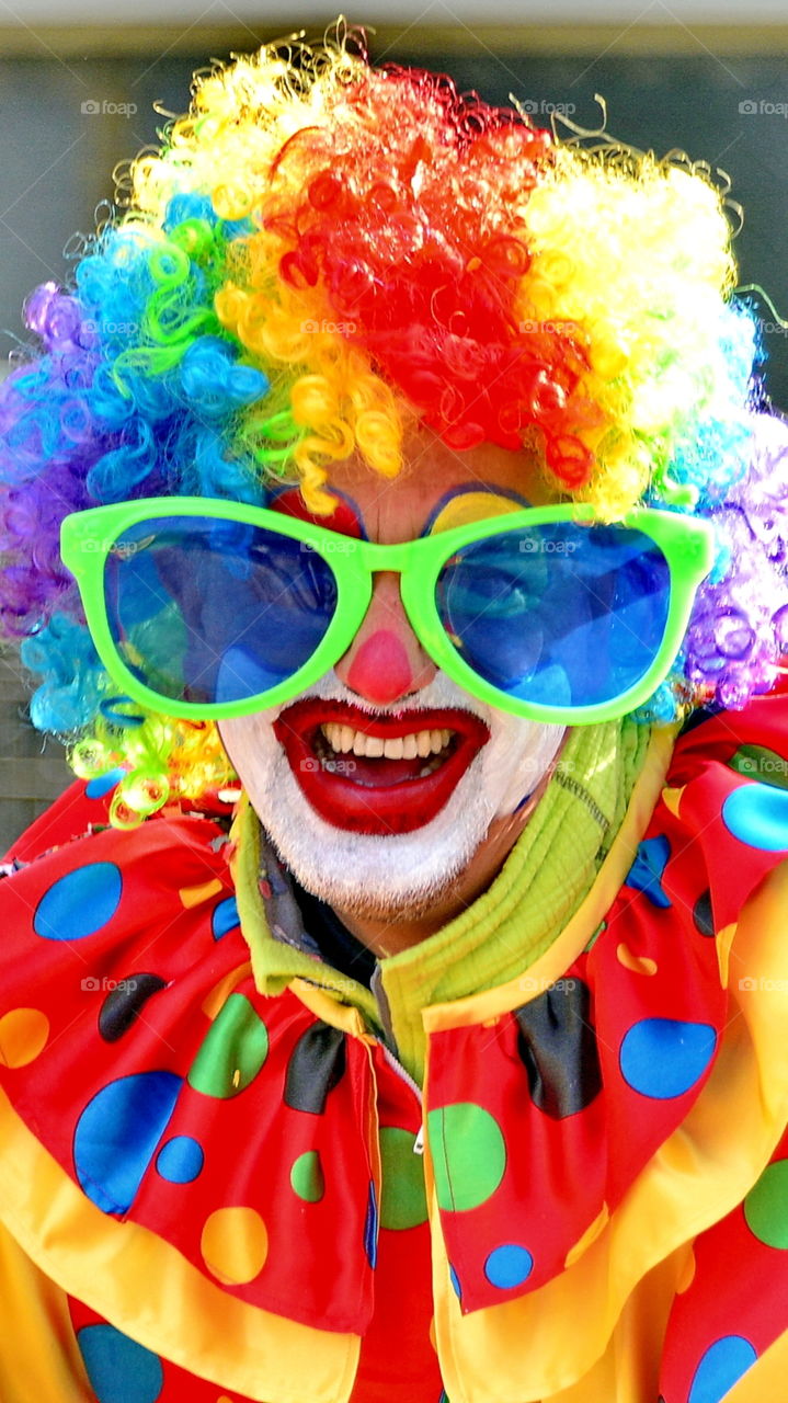 clown. carnival parade