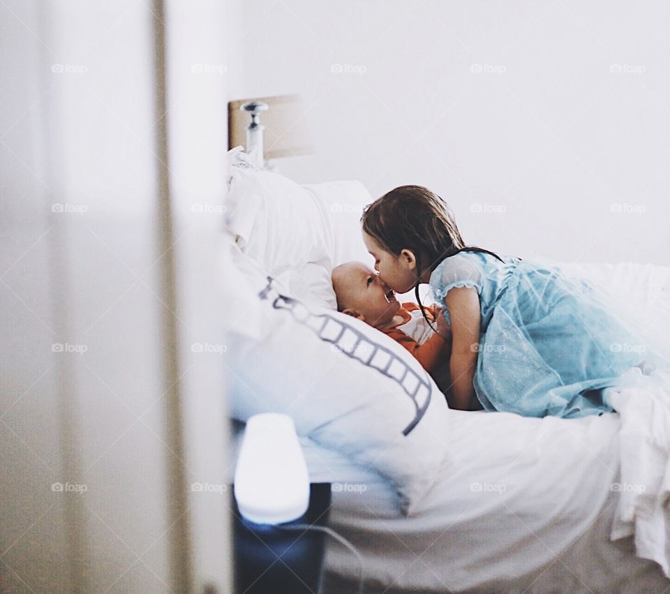 Woman, Indoors, Love, Reclining, People