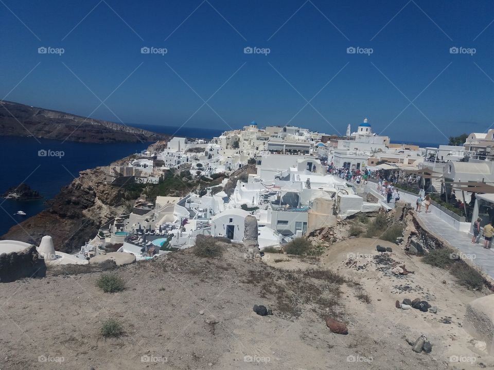 Santorini island