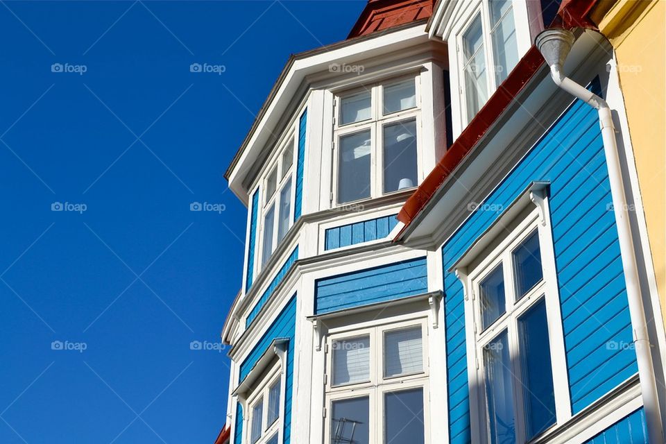 Blue house