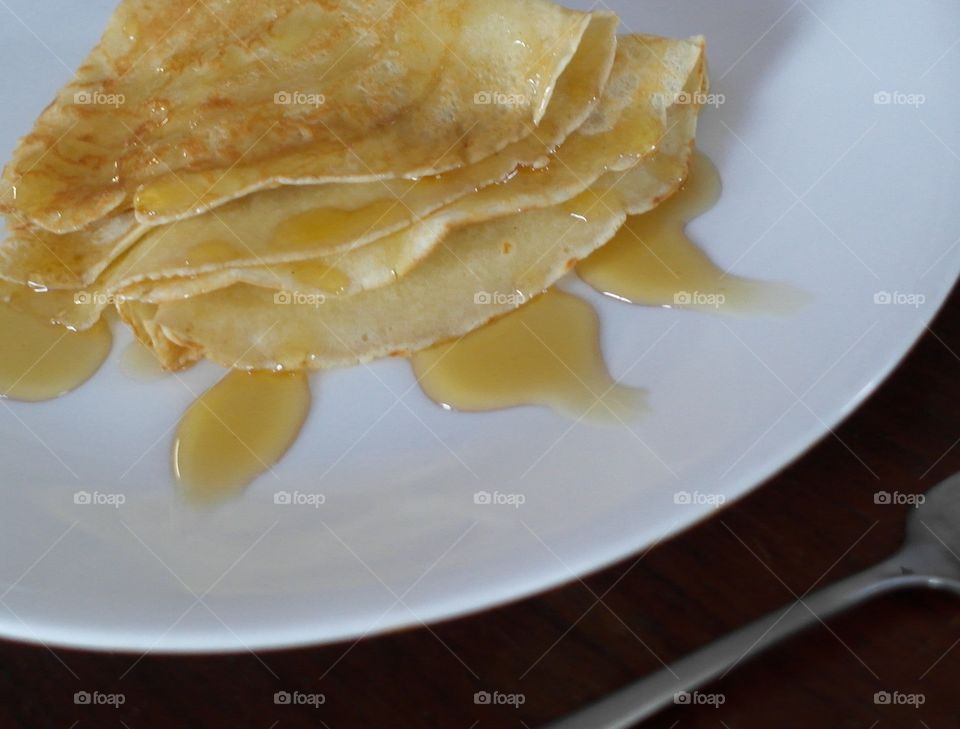 Honey crepes 
