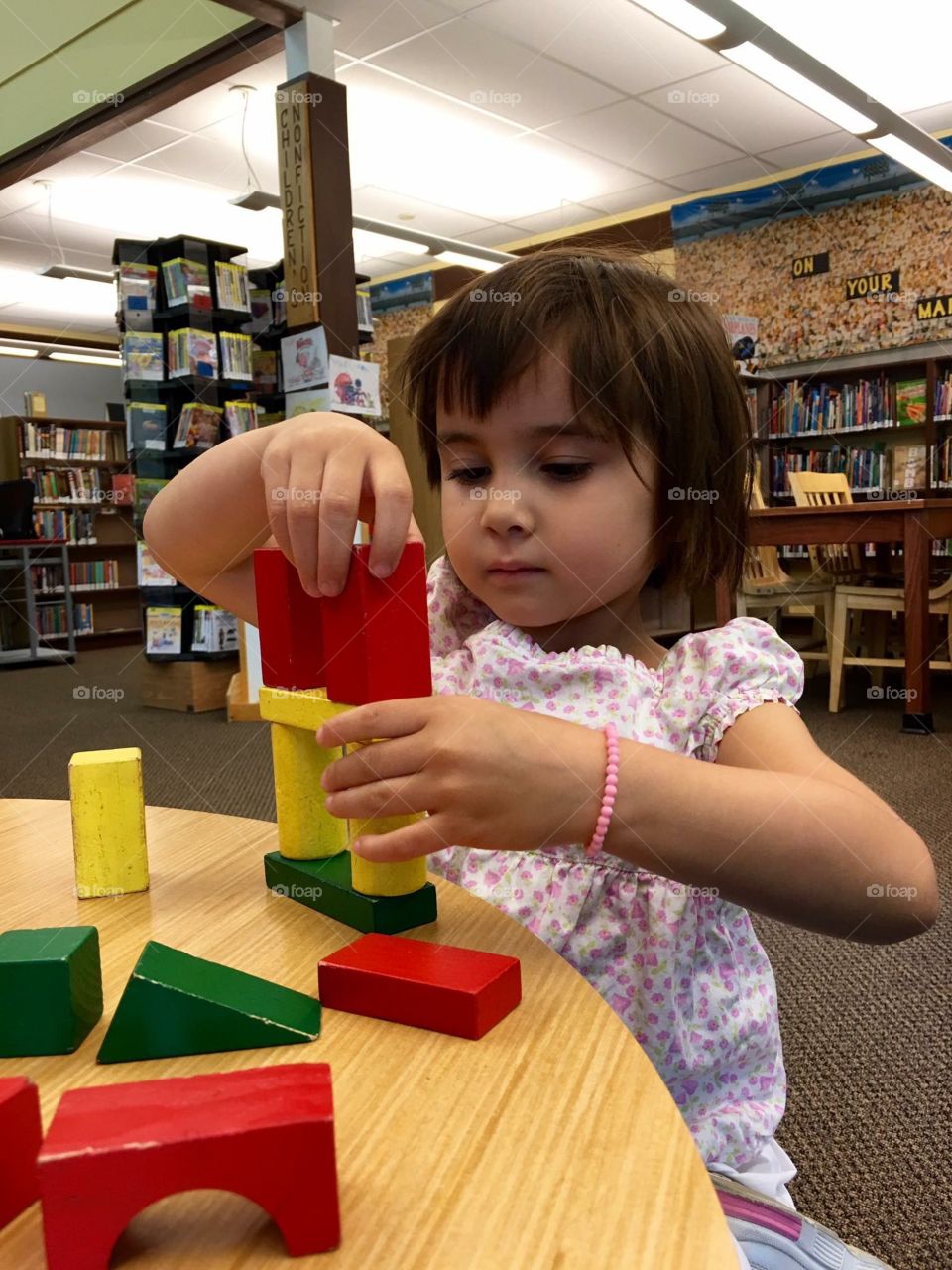 Building wooden blocks