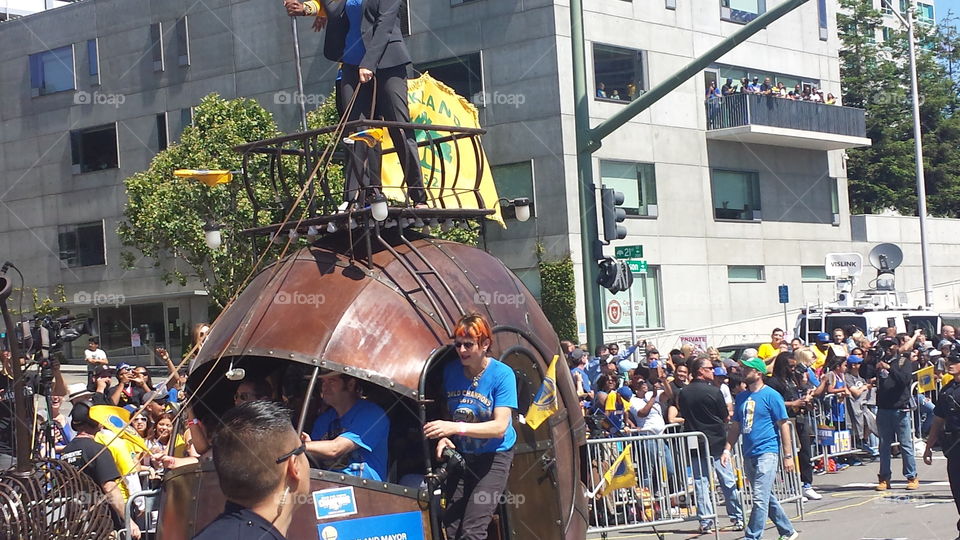 Warriors parade