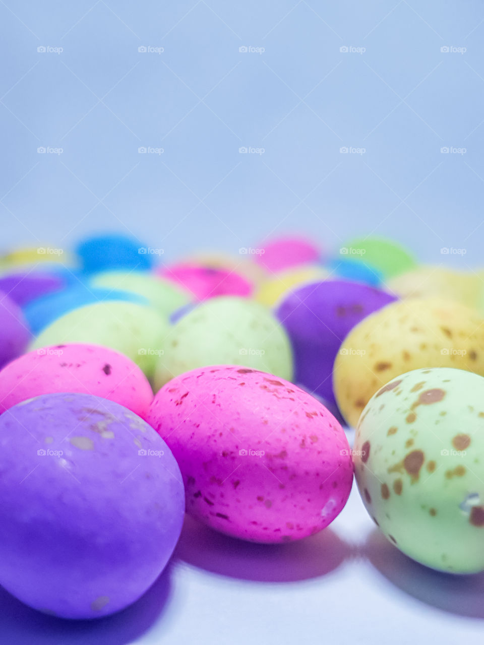 pov of small easter eggs