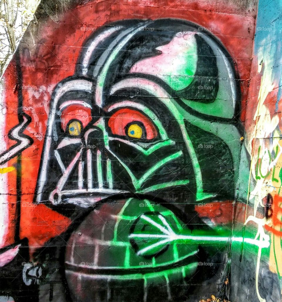 Darth Vader Graffiti