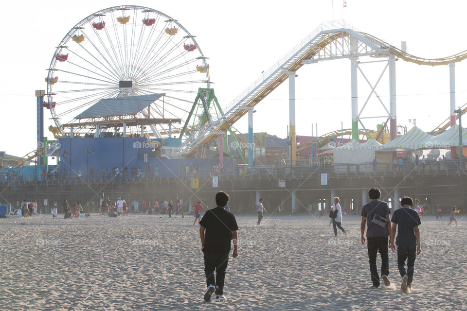 Beach in California 