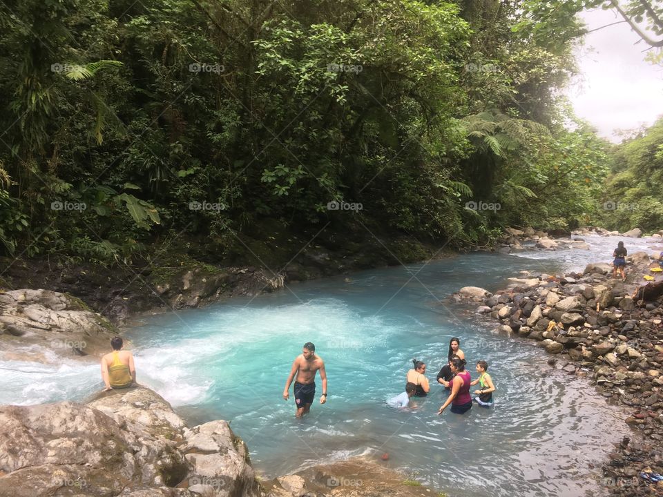 Las Gemelas  Waterfalls, Bajos del Toro, Costa Rica 