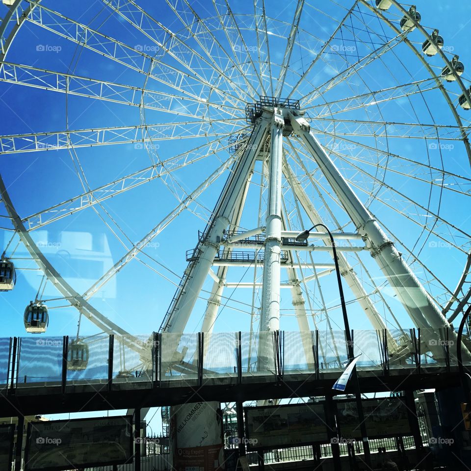 Beautiful Spanish Ferris wheel 
