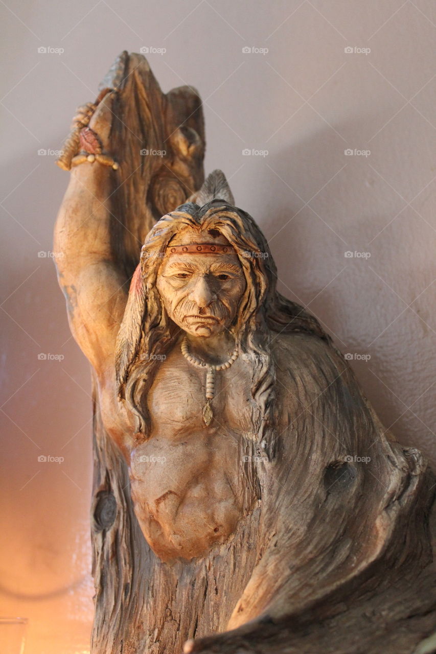 Cherokee statue