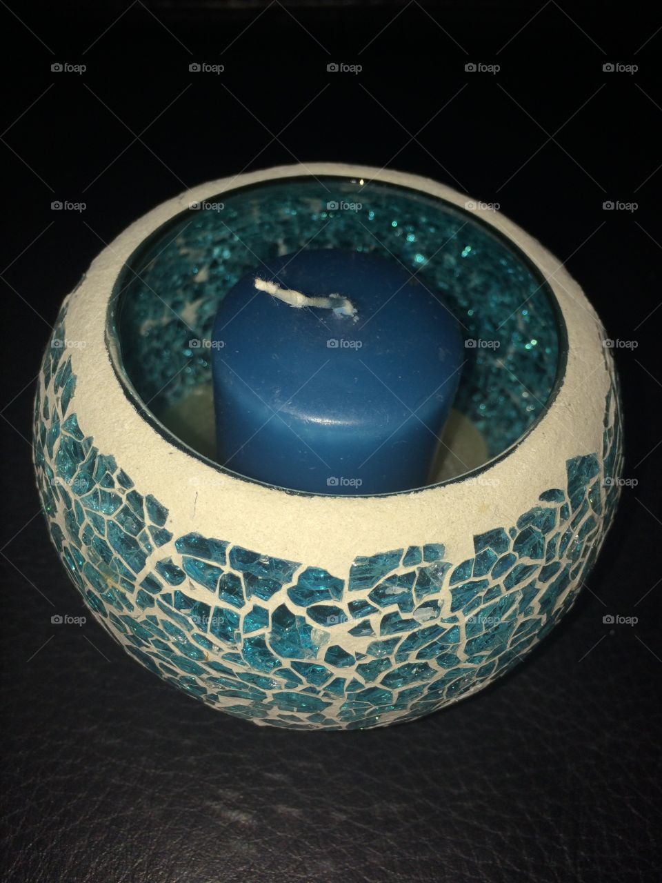 Pot for decoration with candle 