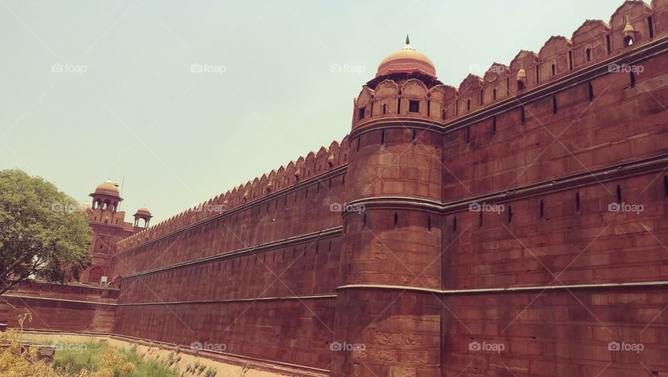 red fort,delhi, india