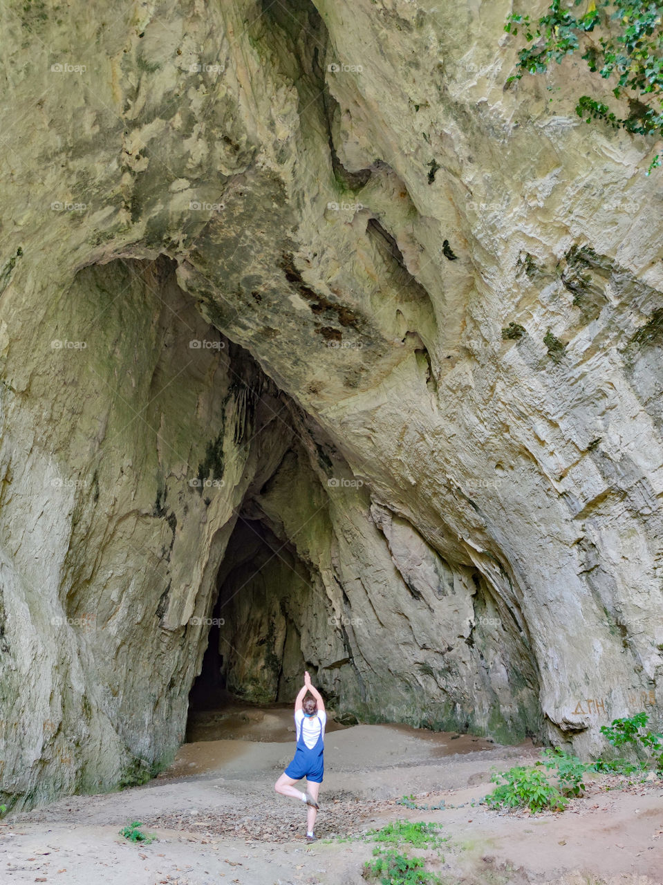 Yoga in the cave