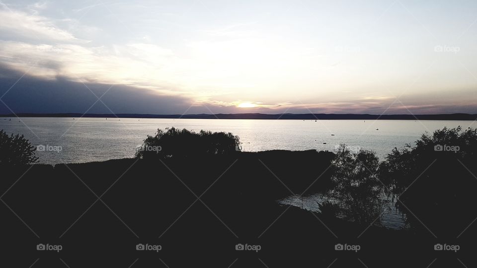 Balaton lake Siofok Hungary