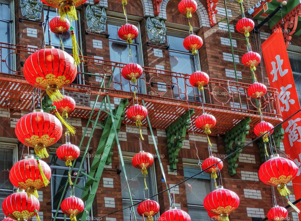 Red Paper Lanterns For Chinese New Year