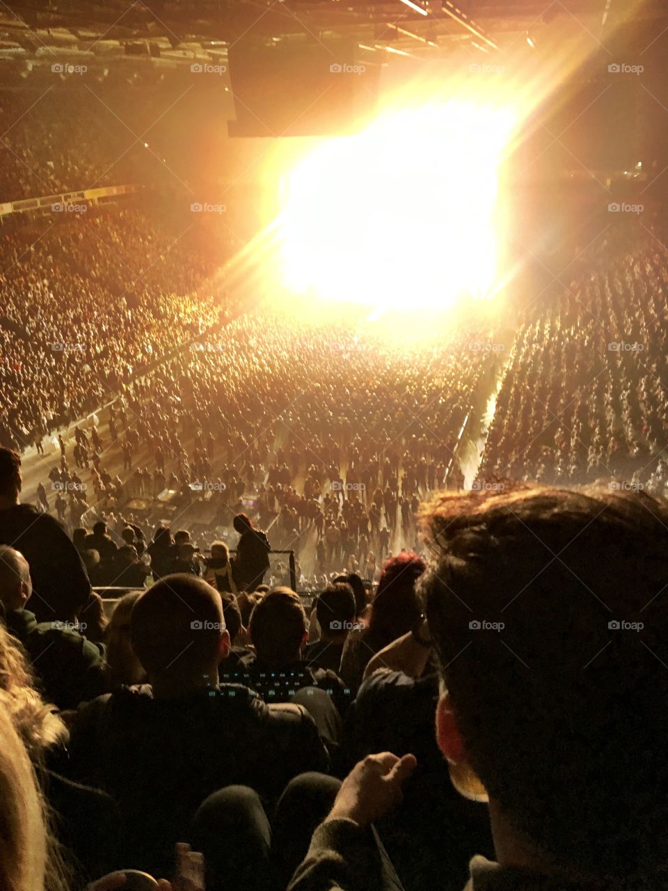 Green Day rock concert at Manchester Arena