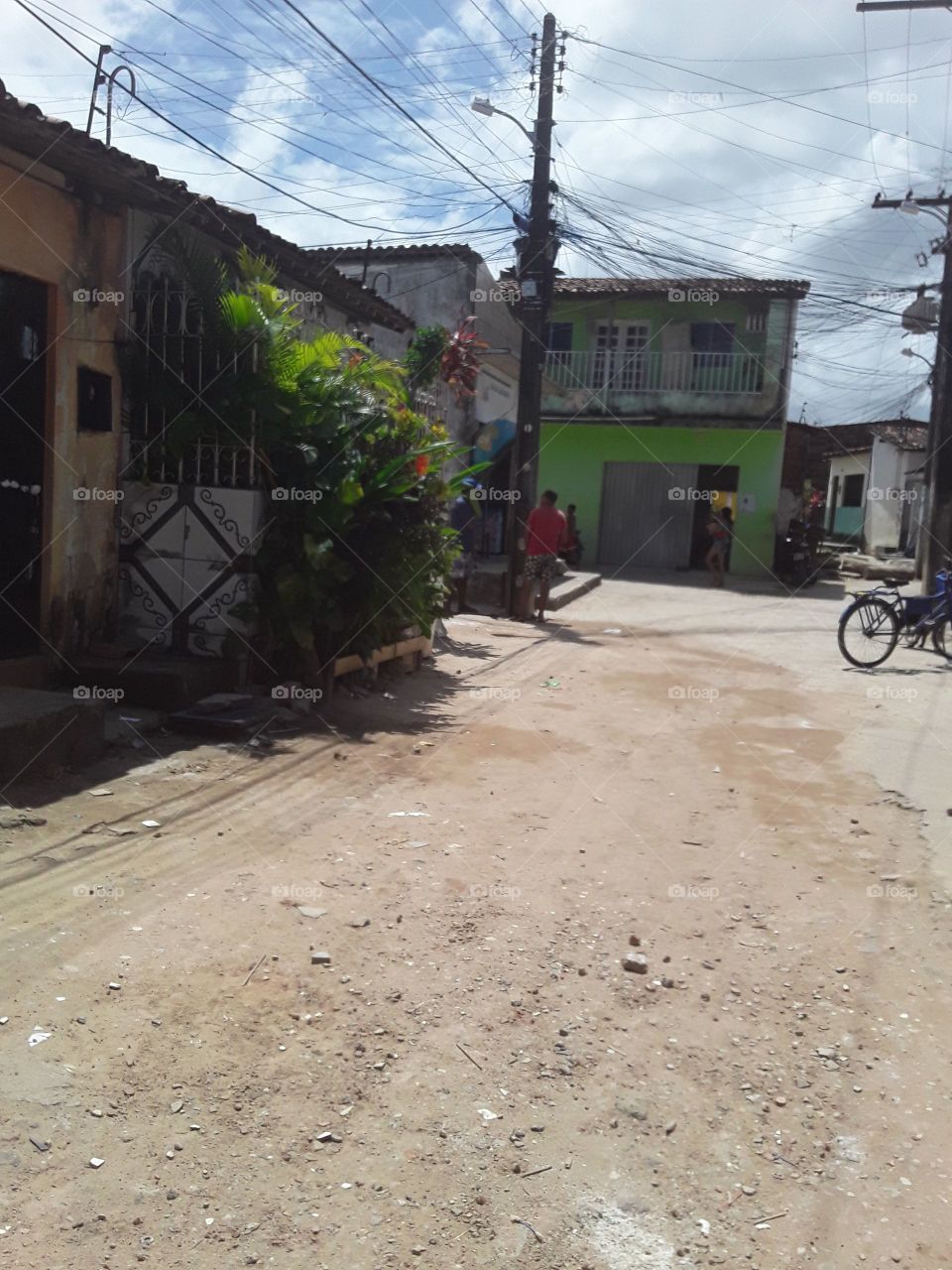 rua de favela