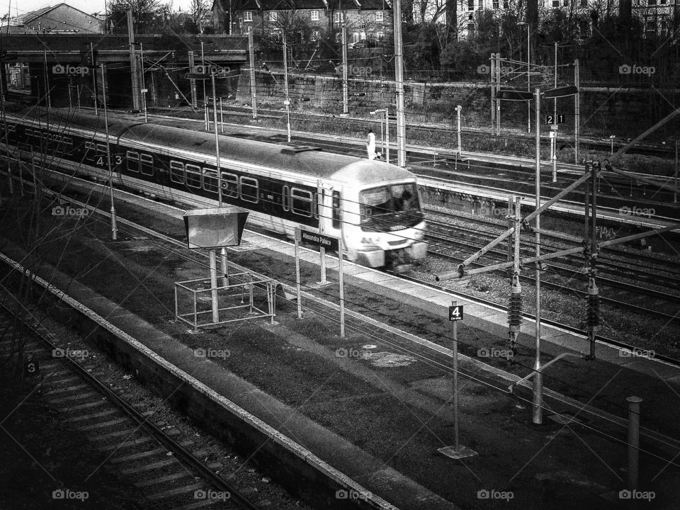 Train. Railway line