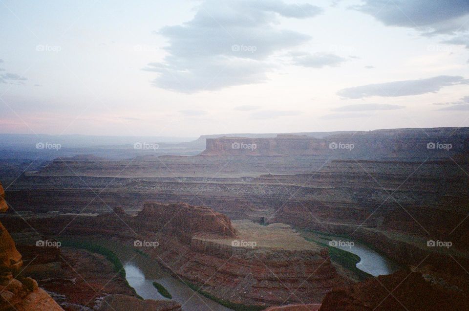 Dead Horse Point at sunset