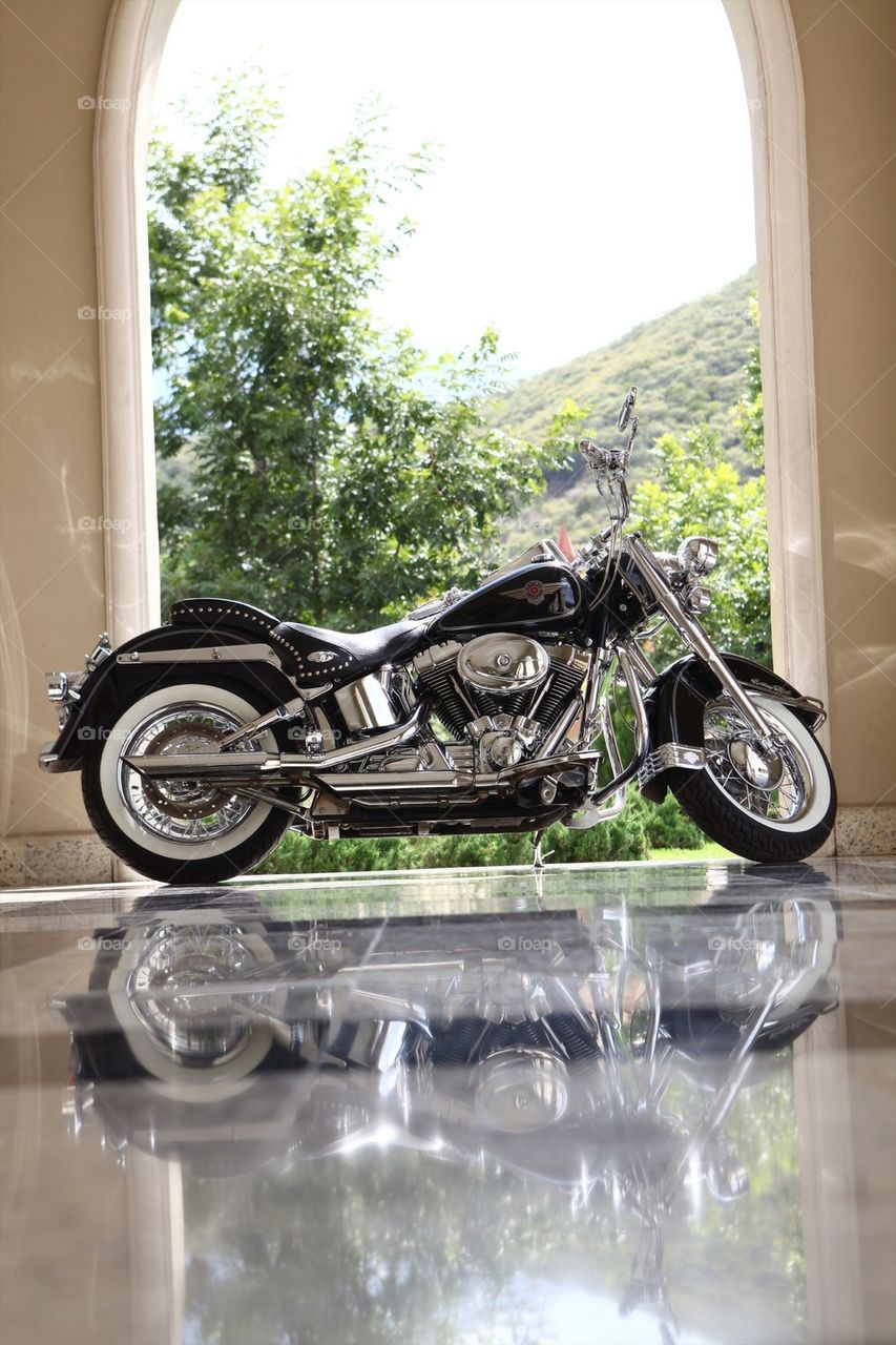 Harley bike and fancy set