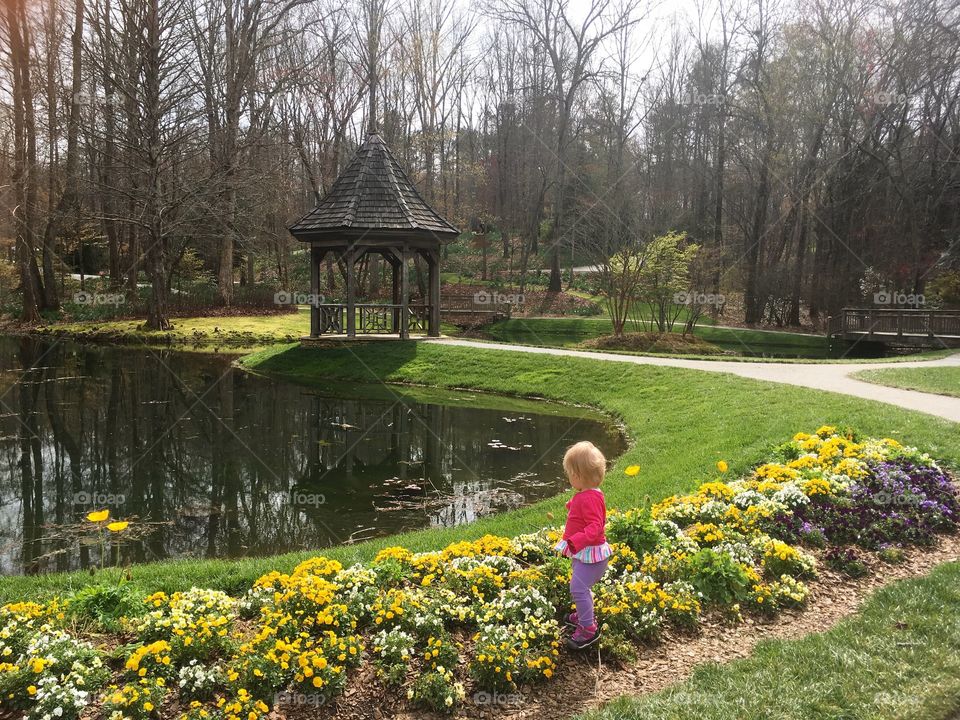 Exploring the outdoors in springtime