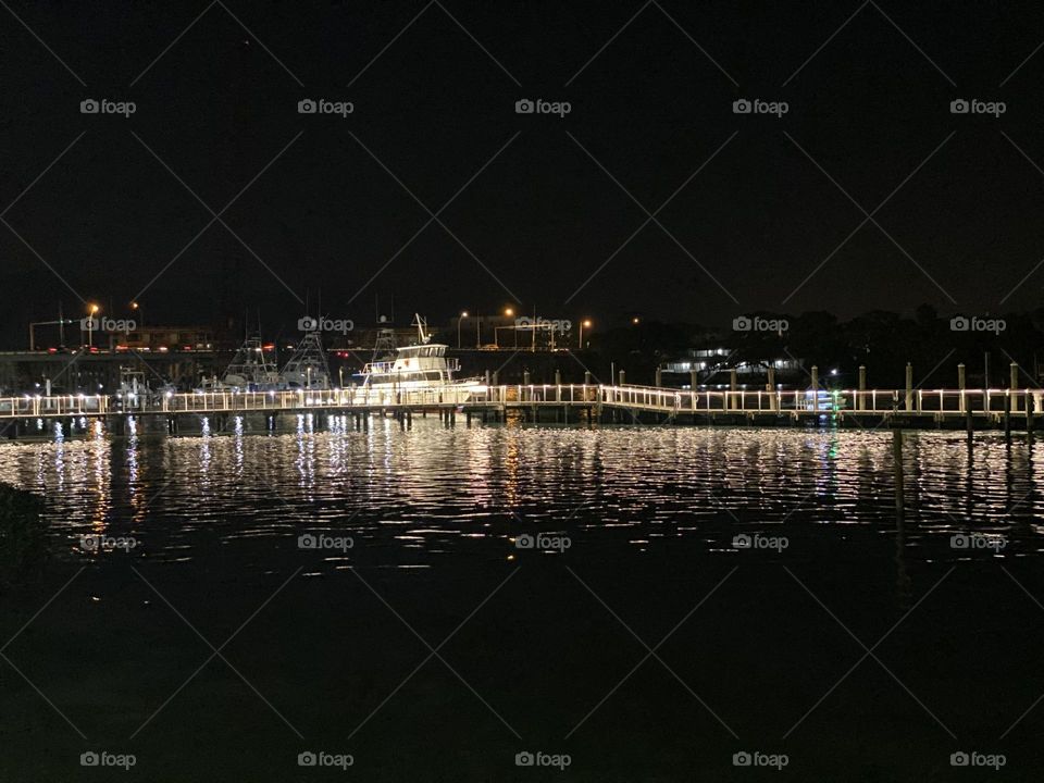 Waterway bridge in West Palm Beach Florida USA