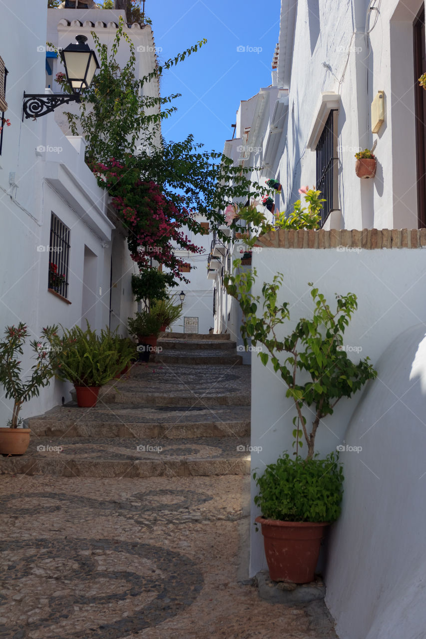 Street in Frigiliana, Spain