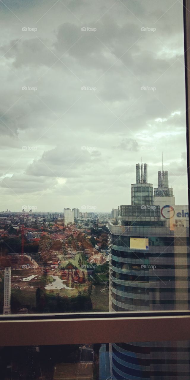 Jakarta from 18th floor