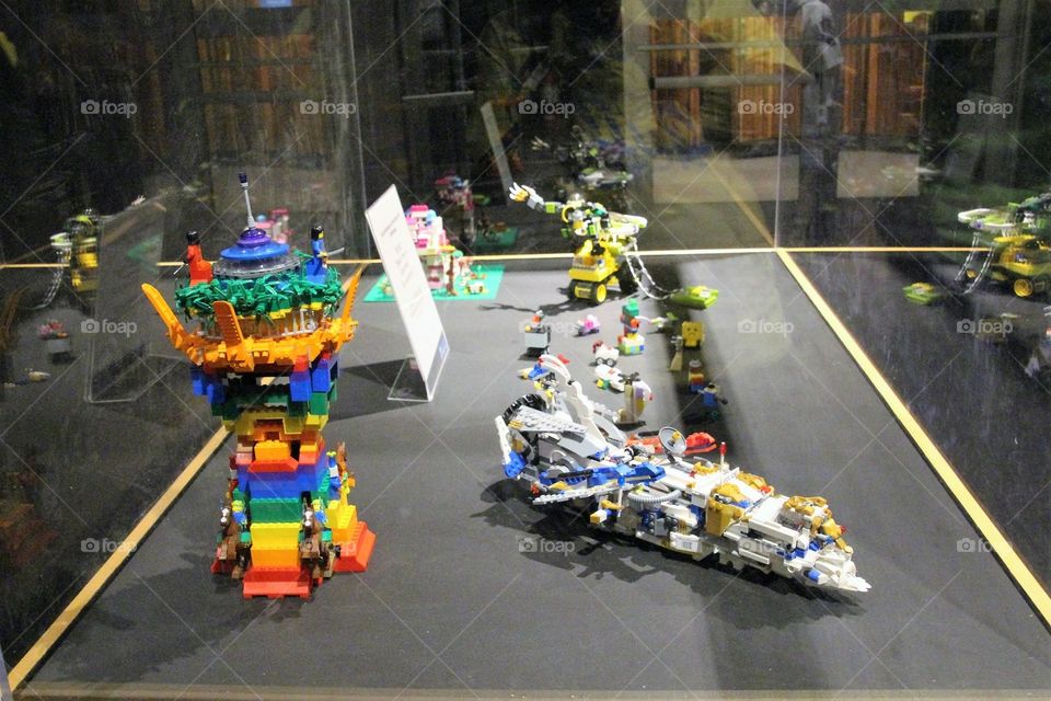 Lego blocks display