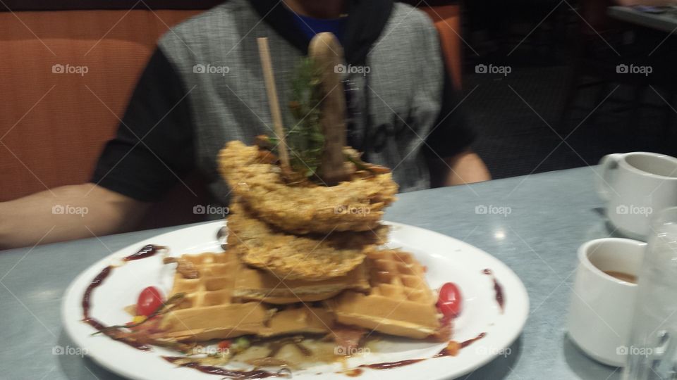 sage Chicken Waffles