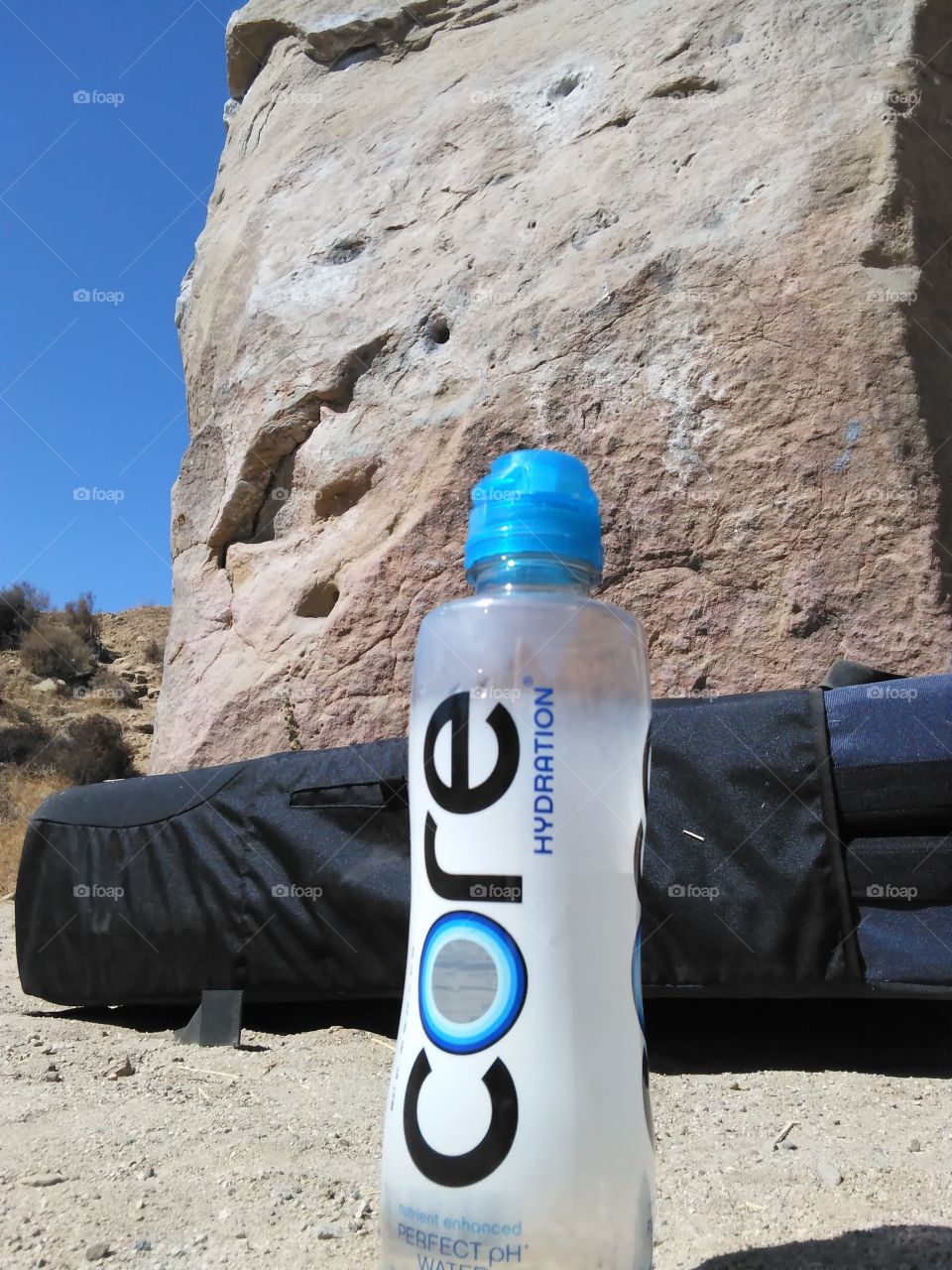I don't know how I got inspired to take this shot. but I knew at the time when I took it, you can be a great advertisement for this product, to reach the rock climbing community