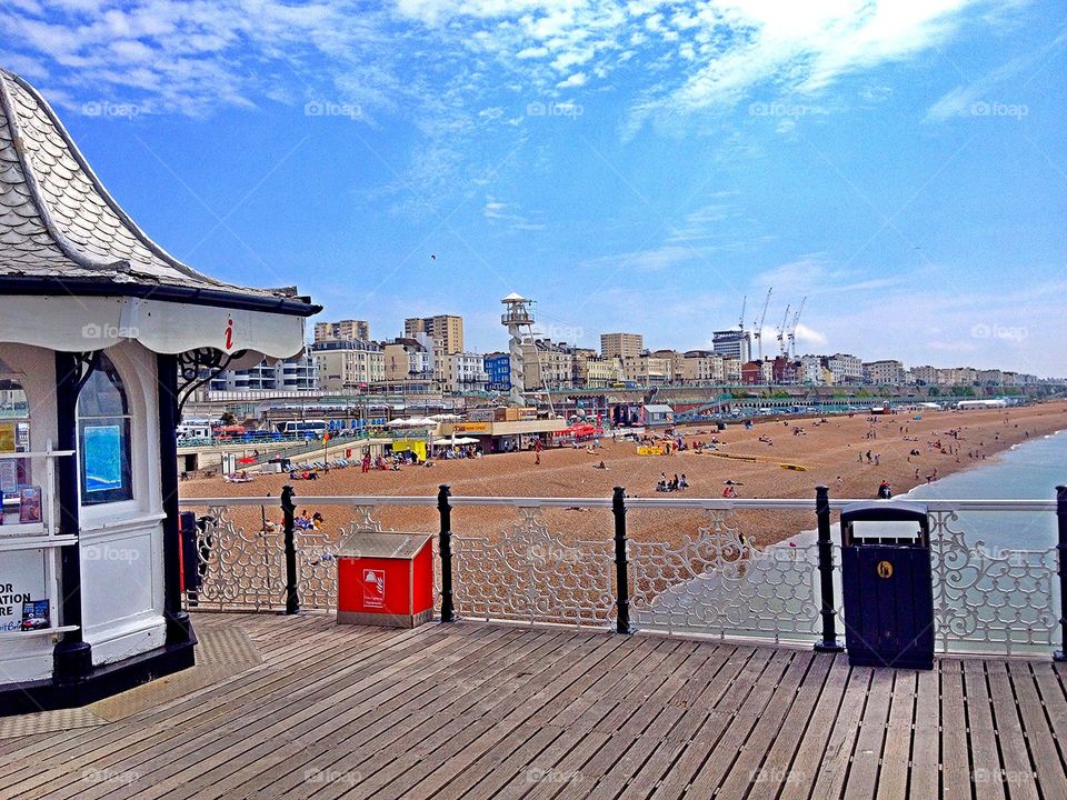 Brighton pier view 