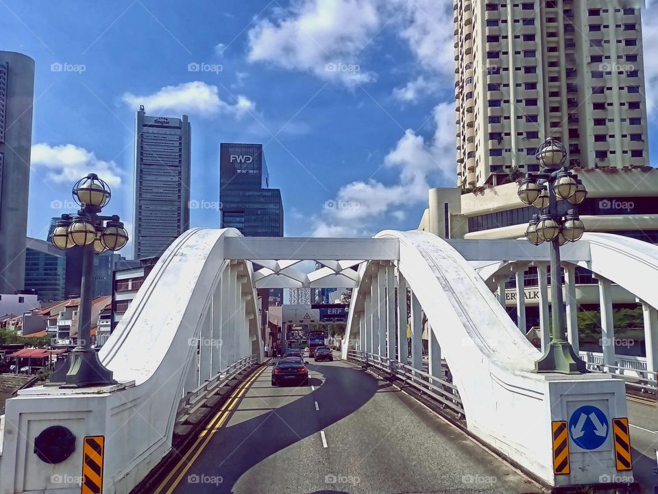 Coleman Bridge in Singapore