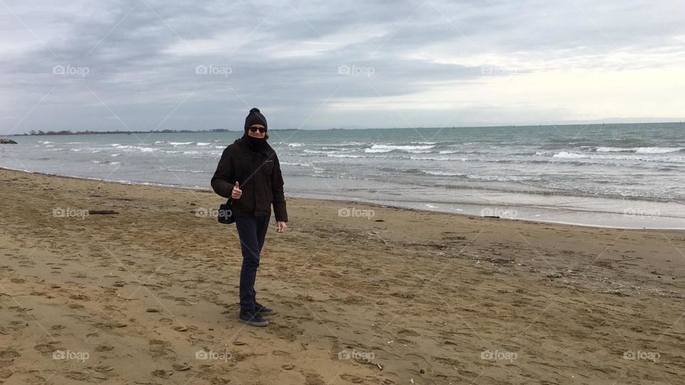 Winter sea Lignano