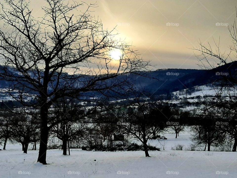 Sonnenaufgang in Neuffen