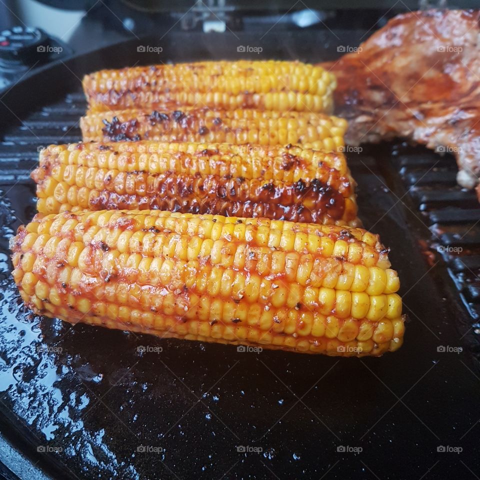 Corn barbeque. 🌽