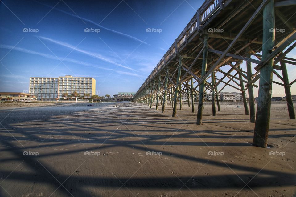 Folly Beach Pier. South Carolina 
