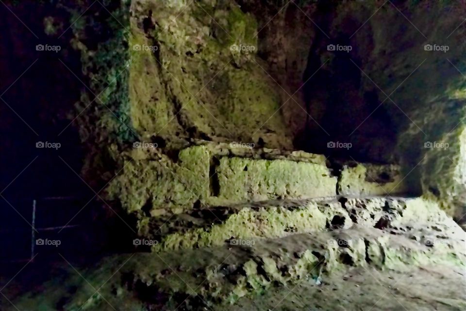 This is the “Steinkirche”, the “Stone Church” by “Scharzfeld”, “Harz”, “Saxony-Anhalt” in former “E Germany”. Once inhabited by a legendary old wise woman the cave became a Christian church in medieval times. 2024. Hypnotic Productions