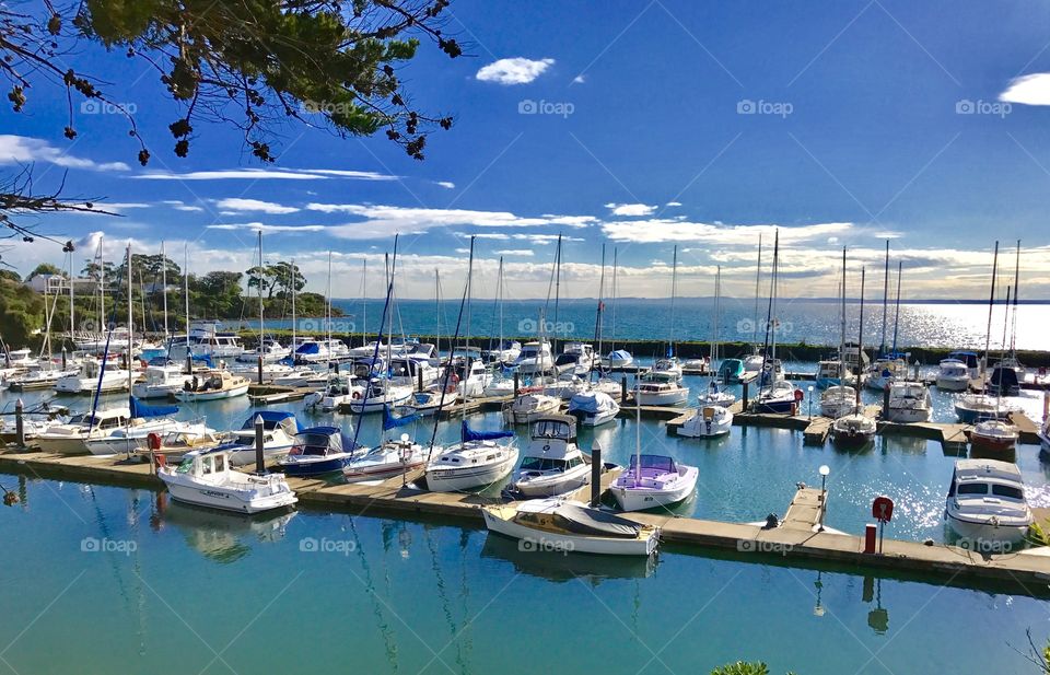 The Newhaven Yacht Marina on Philip Island, Victoria Australia 