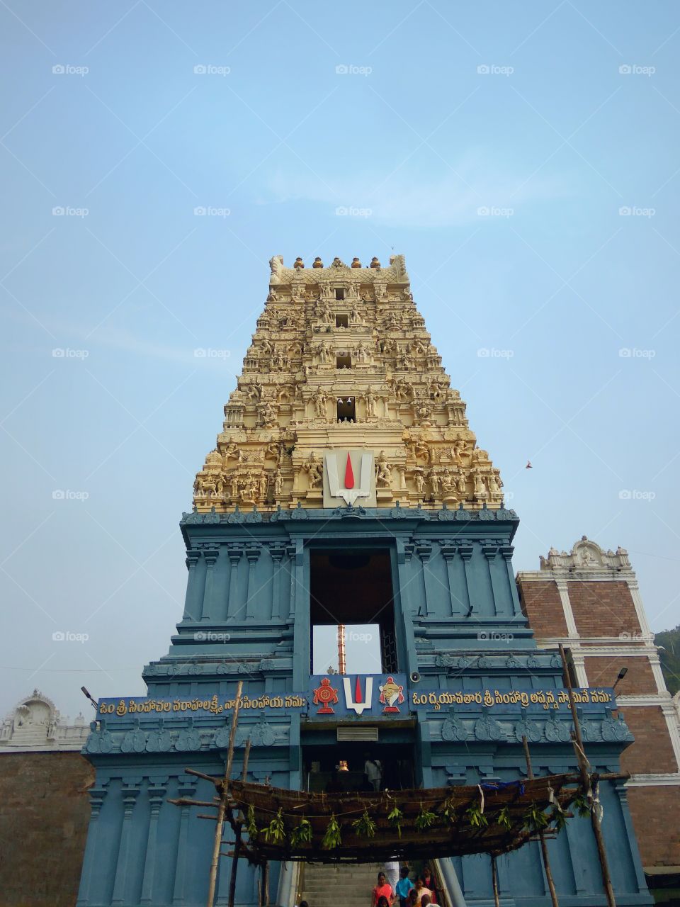 Vishnu Temple at Simhachalam, Vizag, India.