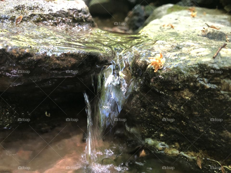 Close up water shot