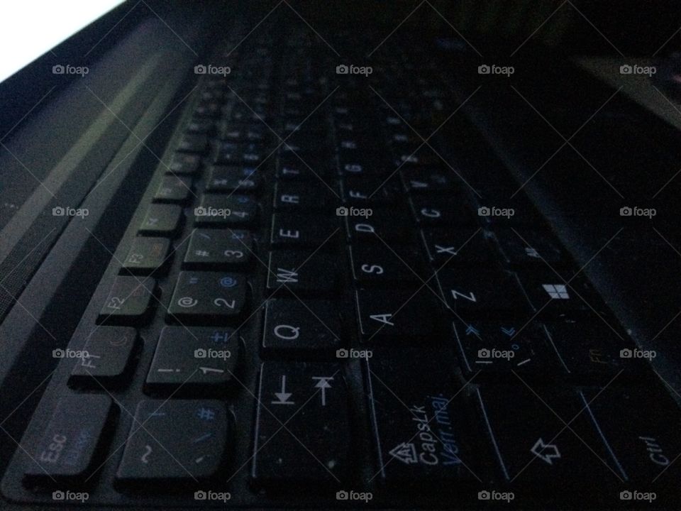 Dusty student keyboard! Lots of assignments completed on computer this semester. 