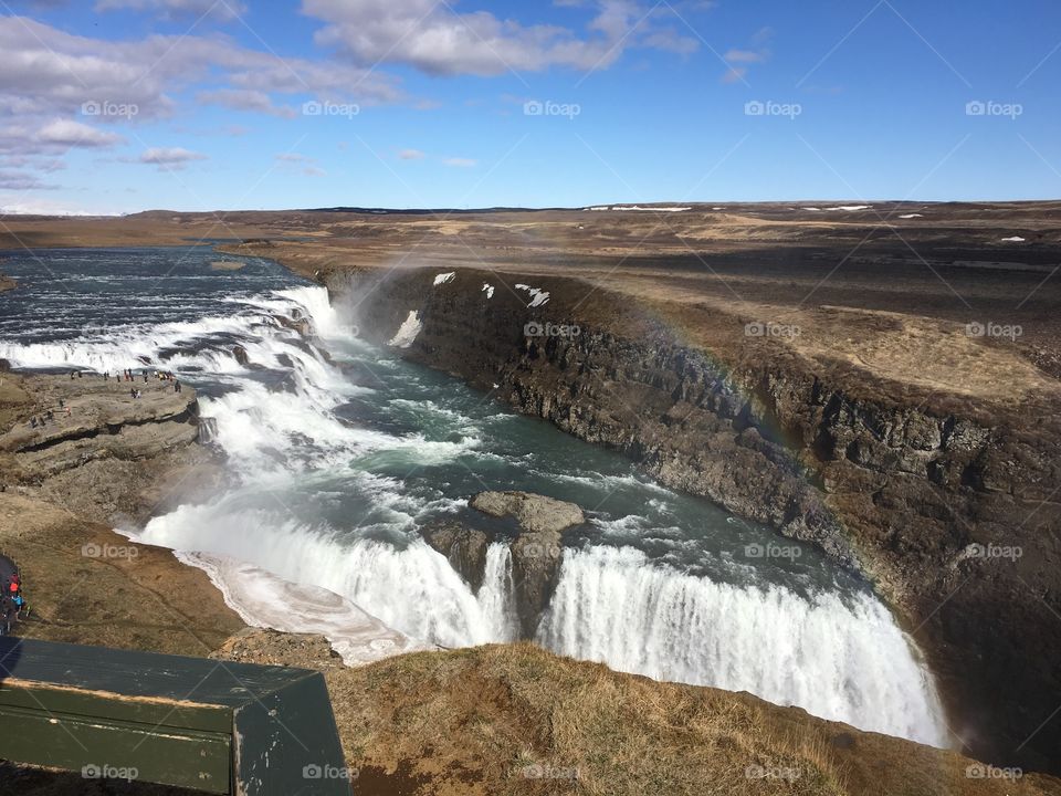 Gullfoss waterfall, Iceland 