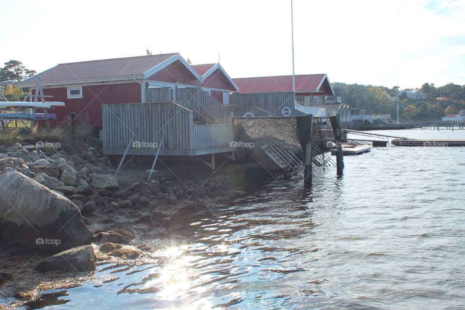 Houses by the sea